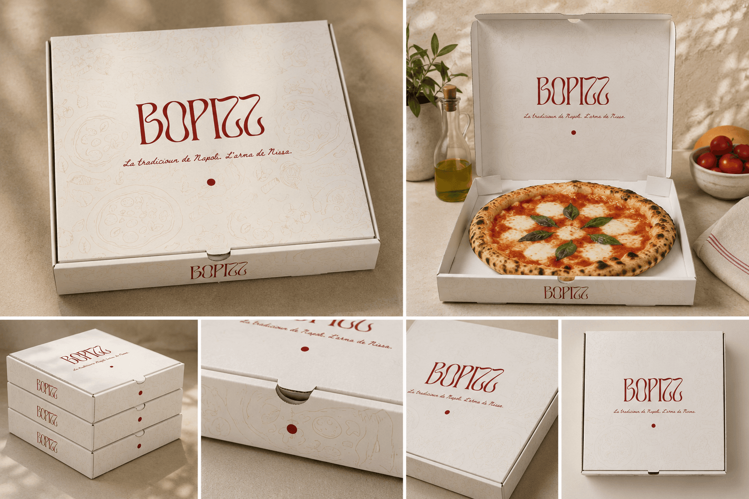 Le packaging signature BOPIZZ